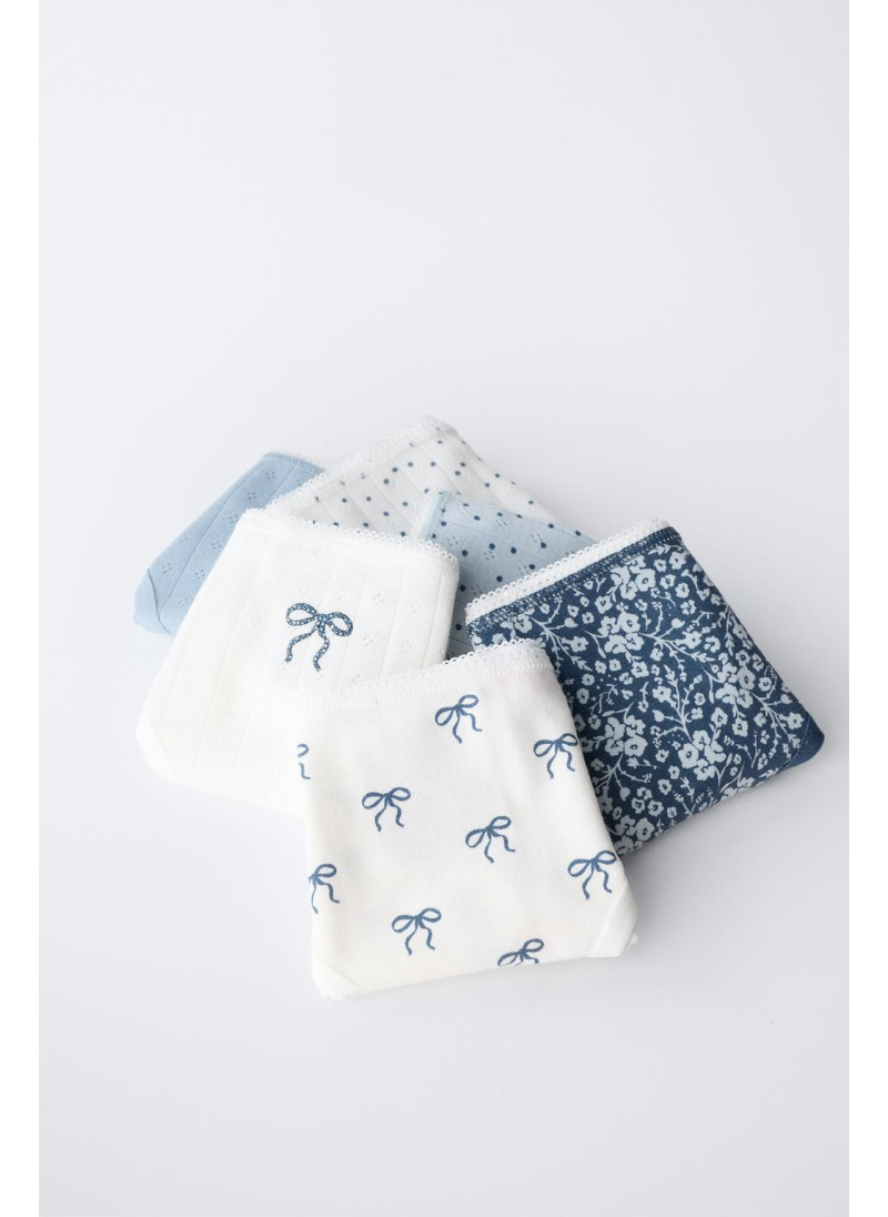 2–6 ЛЕТ/ НАБОР ИЗ ШЕСТИ ТРУСОВ С БАНТИКАМИ 2–6 ЛЕТ/ НАБОР ИЗ ШЕСТИ ТРУСОВ С БАНТИКАМИ