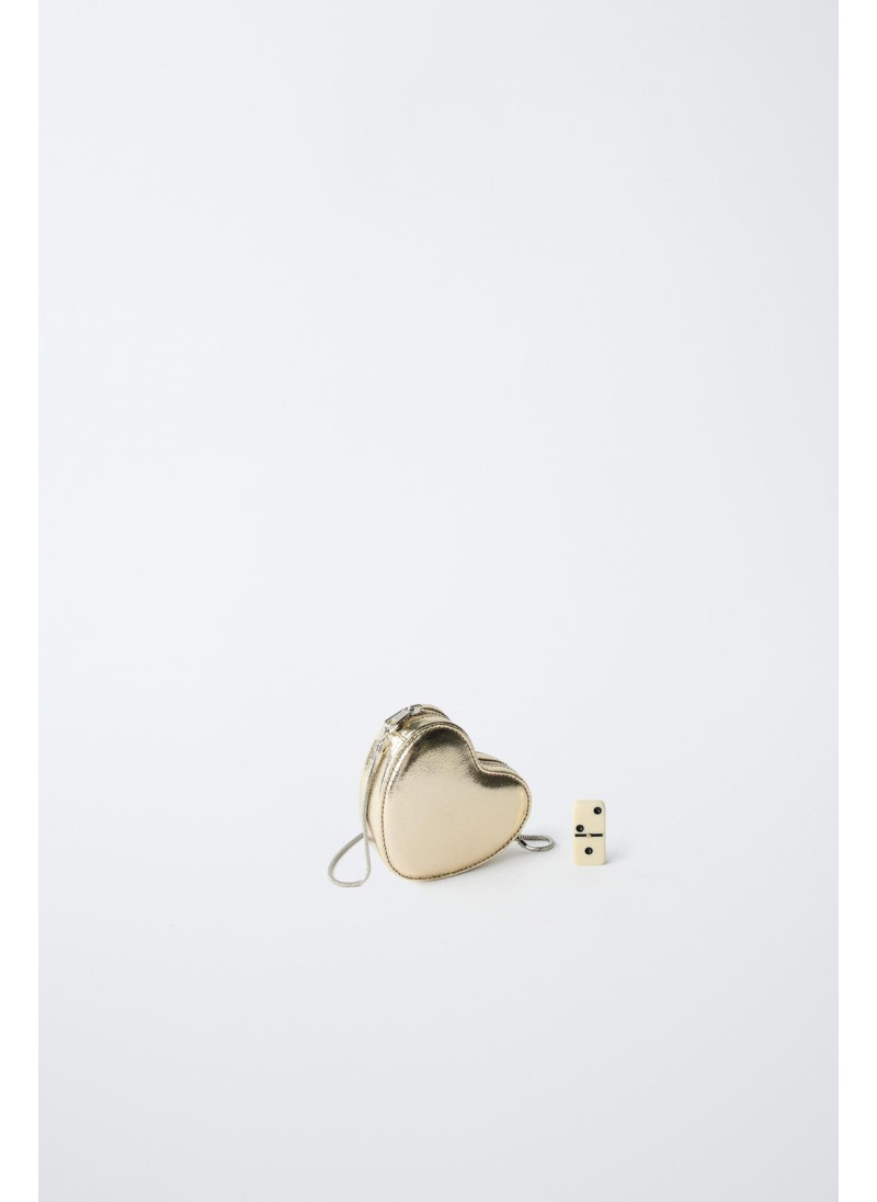 МЕТАЛЛИЧЕСКАЯ СУМКА В ВИДЕ СЕРДЦА С ПЛЕЧЕВЫМ РЕМНЕМ МЕТАЛЛИЧЕСКАЯ СУМКА В ВИДЕ СЕРДЦА С ПЛЕЧЕВЫМ РЕМНЕМ