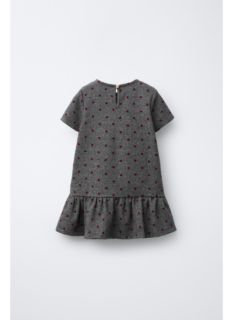 ПЛАТЬЕ ИЗ ТКАНИ «ГУСИНАЯ ЛАПКА» С РЕЛЬЕФНЫМИ СЕРДЕЧКАМИ ПЛАТЬЕ ИЗ ТКАНИ «ГУСИНАЯ ЛАПКА» С РЕЛЬЕФНЫМИ СЕРДЕЧКАМИ