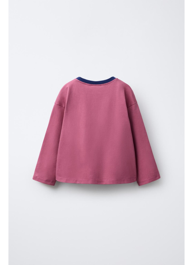 ФУТБОЛКА С КОНТРАСТНОЙ ОТДЕЛКОЙ И ПРИНТОМ MIFFY™ MERCIS BV © ФУТБОЛКА С КОНТРАСТНОЙ ОТДЕЛКОЙ И ПРИНТОМ MIFFY™ MERCIS BV ©