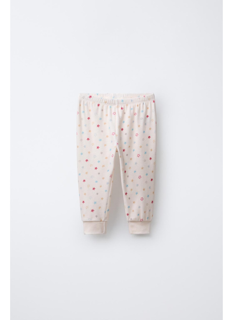 Пижама с двумя звездами из бархата на 2-6 лет Пижама с двумя звездами из бархата на 2-6 лет