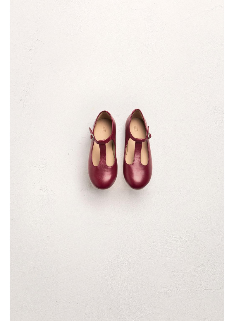 Туфли-балетки на t-образной застежке limited edition из кожи Туфли-балетки на t-образной застежке limited edition из кожи