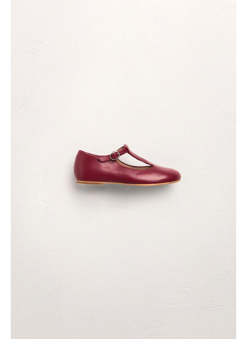 Туфли-балетки на t-образной застежке limited edition из кожи Туфли-балетки на t-образной застежке limited edition из кожи