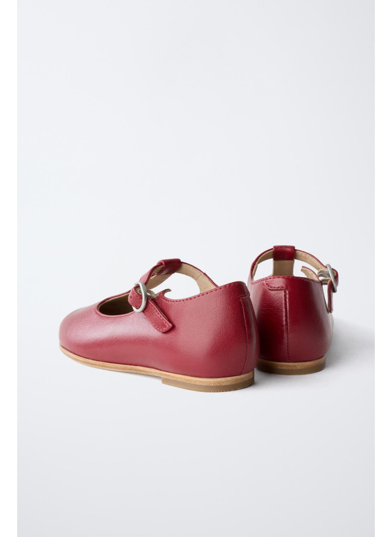 Туфли-балетки на t-образной застежке limited edition из кожи Туфли-балетки на t-образной застежке limited edition из кожи