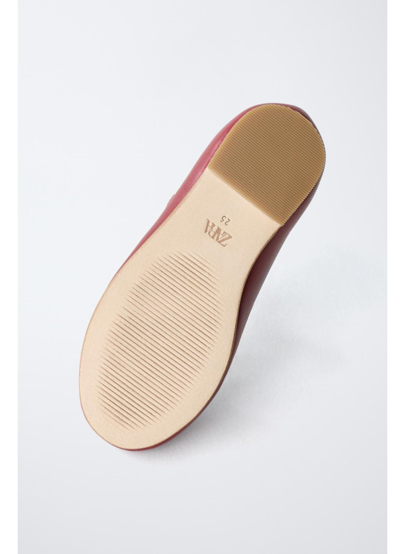 Туфли-балетки на t-образной застежке limited edition из кожи Туфли-балетки на t-образной застежке limited edition из кожи