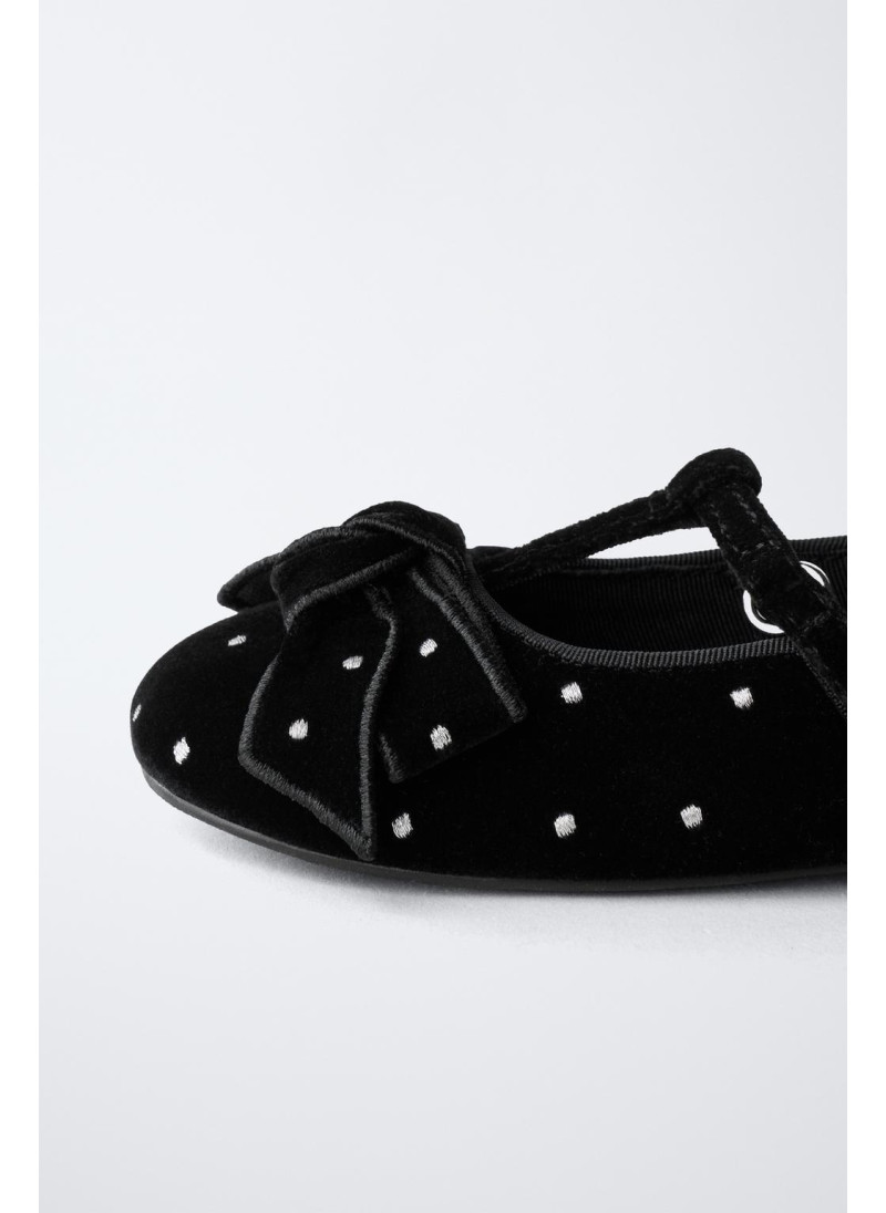 БАРХАТНЫЕ БАЛЕТКИ С БАНТОМ БАРХАТНЫЕ БАЛЕТКИ С БАНТОМ