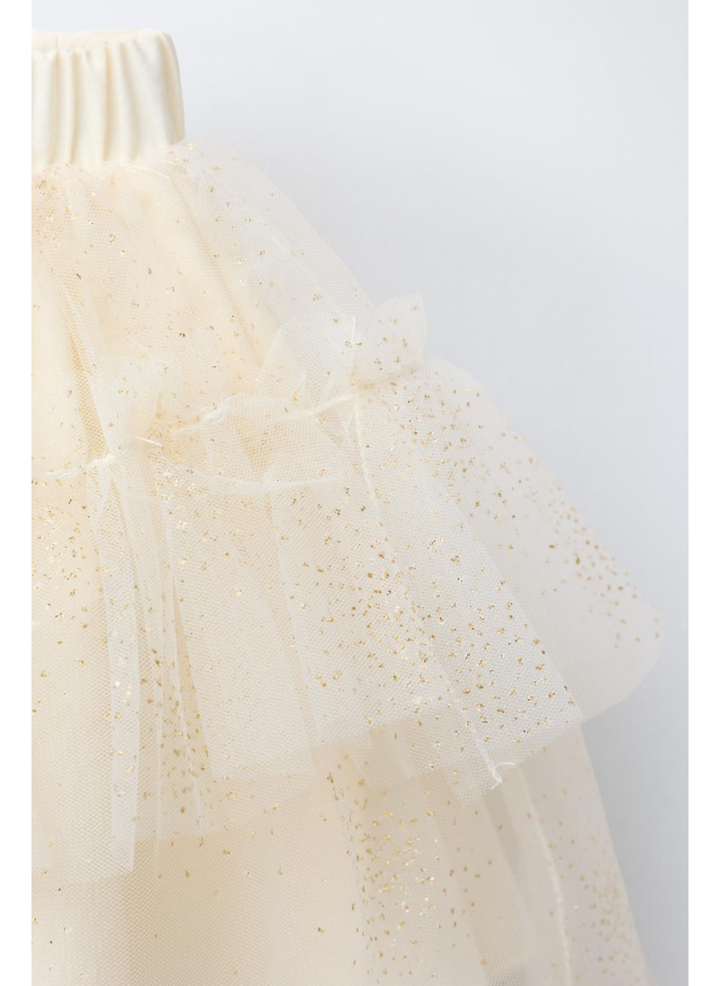 ЮБКА ИЗ ТЮЛЯ С БЛЕСТКАМИ ЮБКА ИЗ ТЮЛЯ С БЛЕСТКАМИ