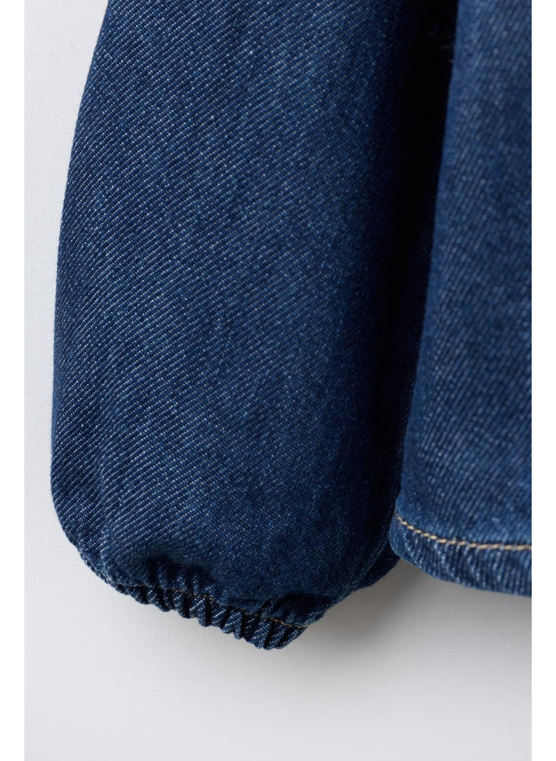 ДЖИНСОВАЯ РУБАШКА С БАНТАМИ ДЖИНСОВАЯ РУБАШКА С БАНТАМИ