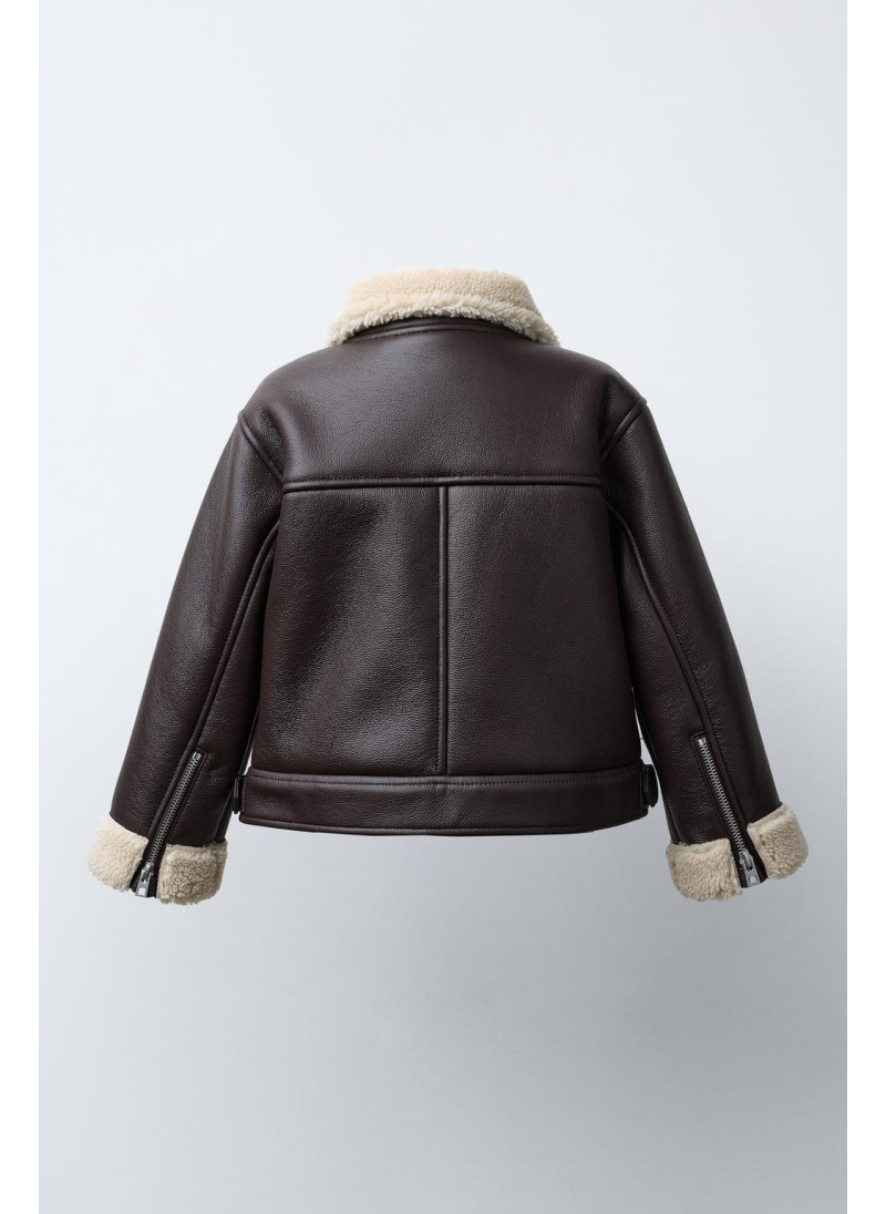КУРТКА-ДУБЛЕНКА В БАЙКЕРСКОМ СТИЛЕ КУРТКА-ДУБЛЕНКА В БАЙКЕРСКОМ СТИЛЕ