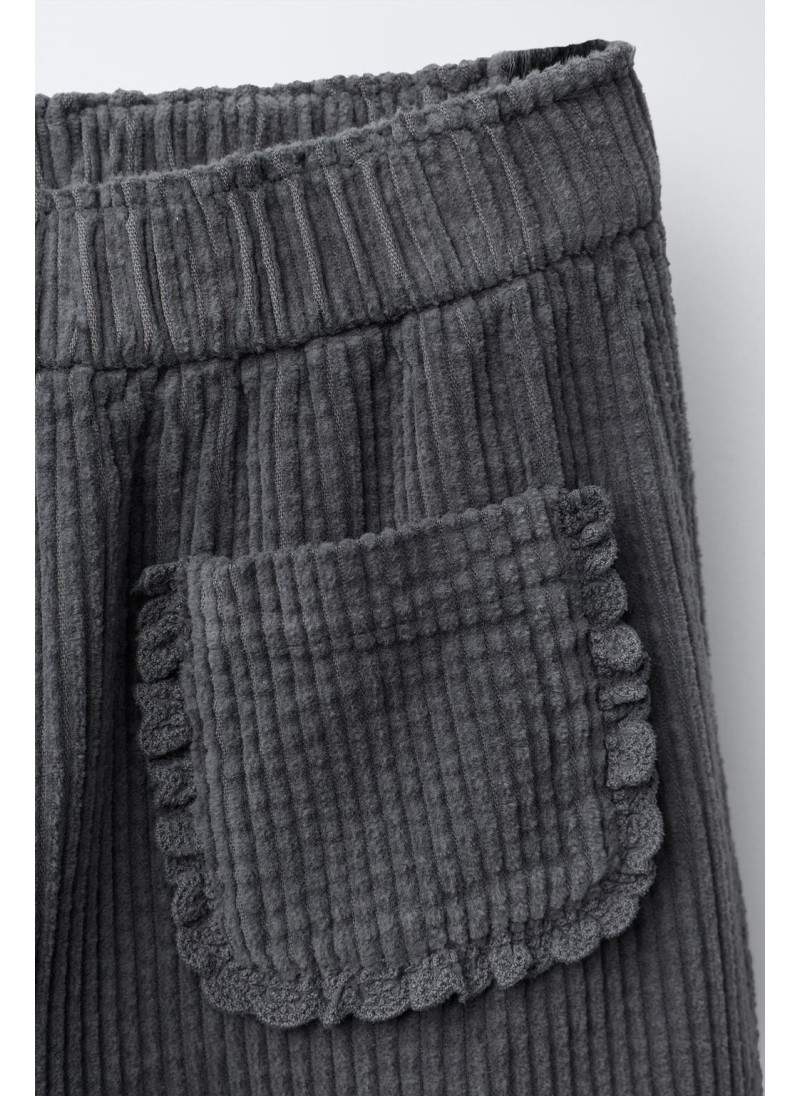 ВЕЛЬВЕТОВЫЕ БРЮКИ С КРУЖЕВОМ ВЕЛЬВЕТОВЫЕ БРЮКИ С КРУЖЕВОМ