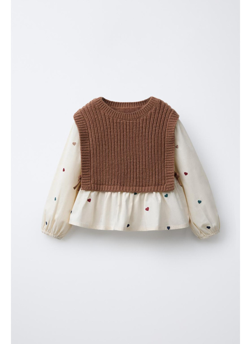 РУБАШКА С ВЫШИВКОЙ «СЕРДЦА�...