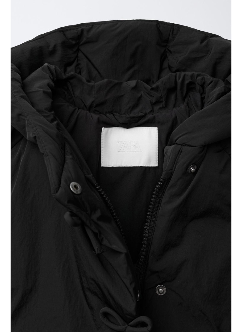 ДВУБОРТНОЕ ПАЛЬТО С КАПЮШОНОМ И БАНТИКАМИ ДВУБОРТНОЕ ПАЛЬТО С КАПЮШОНОМ И БАНТИКАМИ