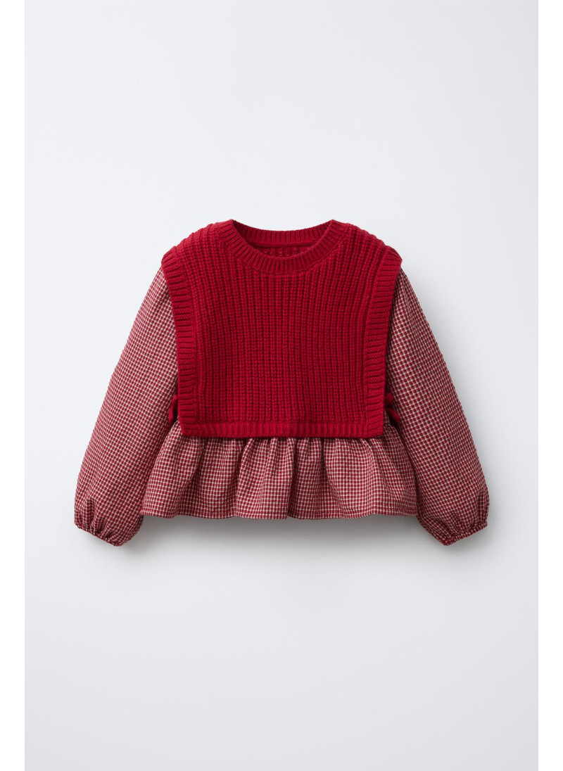 ВЯЗАНЫЙ ЖИЛЕТ ИЗ ШЕРСТИ С В�...