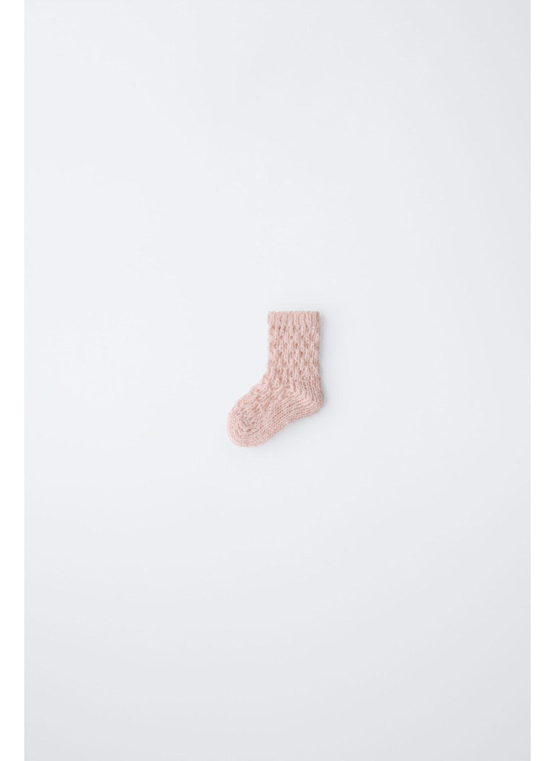 Носки из шерсти пастельно-р...