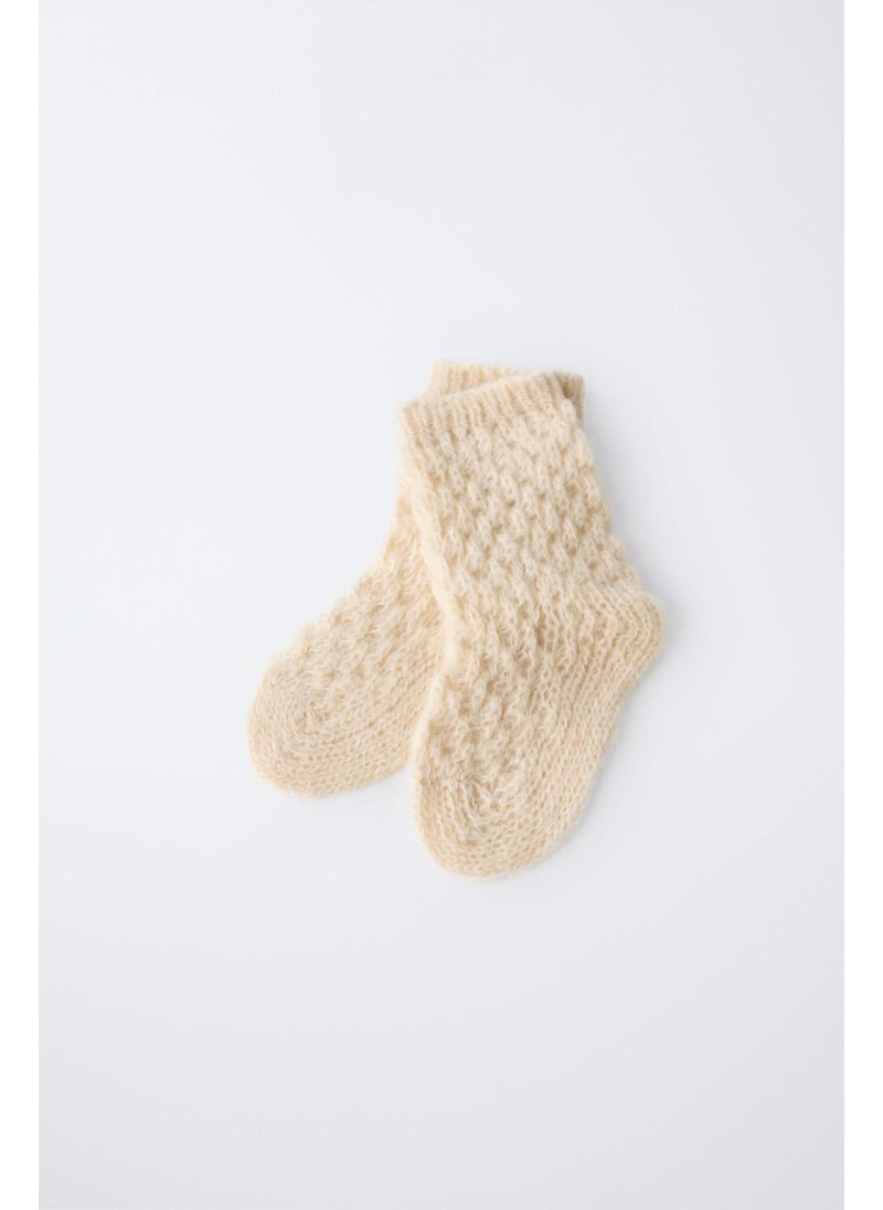 Носки из шерсти пастельно-розовые zara Носки из шерсти пастельно-розовые zara