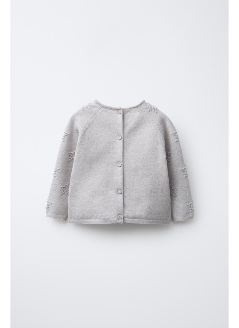 ВЯЗАНЫЙ ДЖЕРСИ С ВЫШИТЫМИ ЗВЕЗДАМИ ВЯЗАНЫЙ ДЖЕРСИ С ВЫШИТЫМИ ЗВЕЗДАМИ