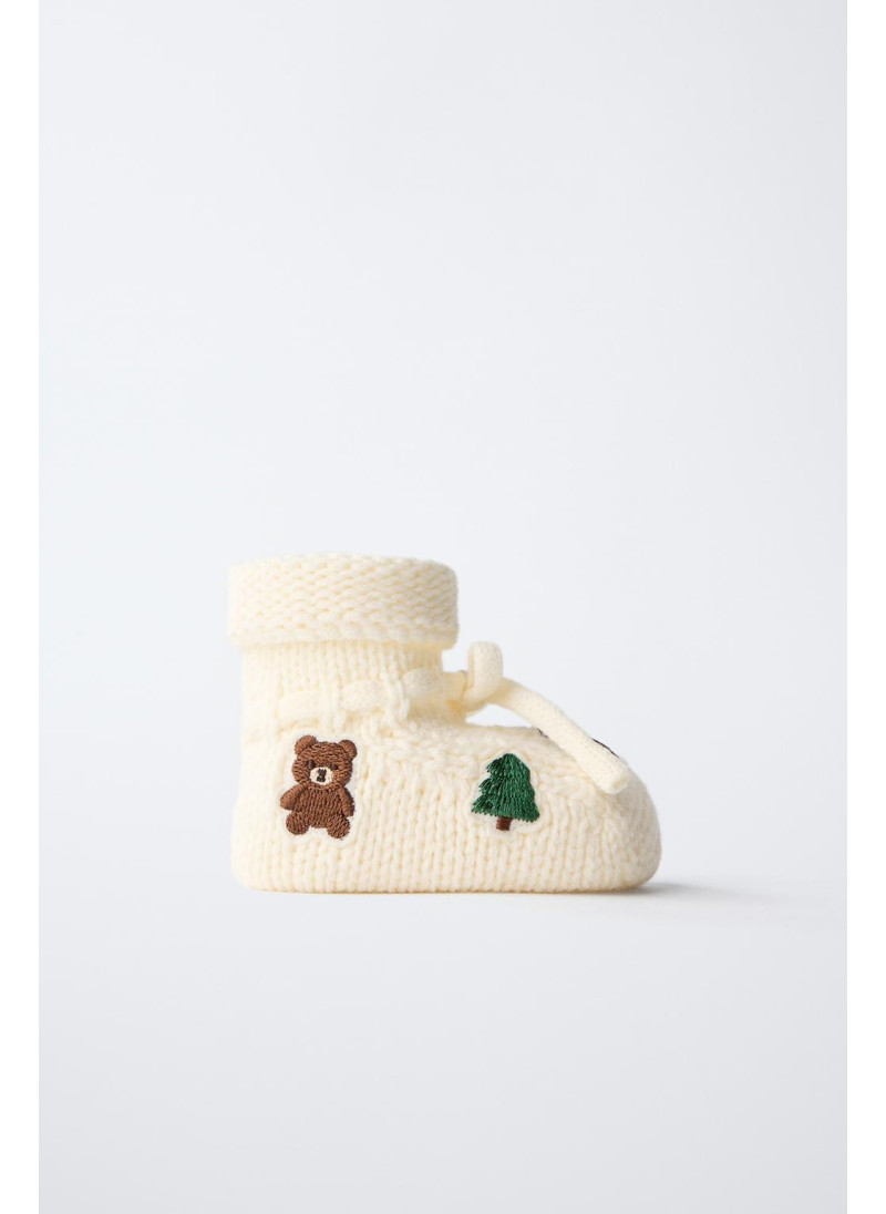 Ботильоны с бантом