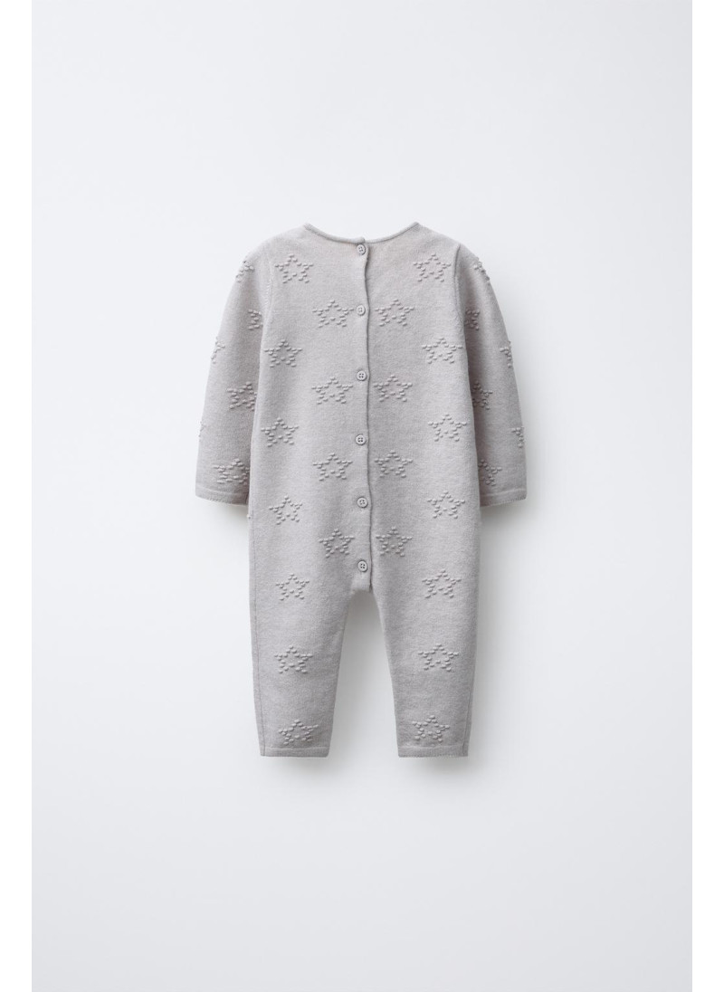 ДЛИННЫЙ КОМБИНЕЗОН С ВЫШИВКОЙ ЗВЕЗД ДЛИННЫЙ КОМБИНЕЗОН С ВЫШИВКОЙ ЗВЕЗД