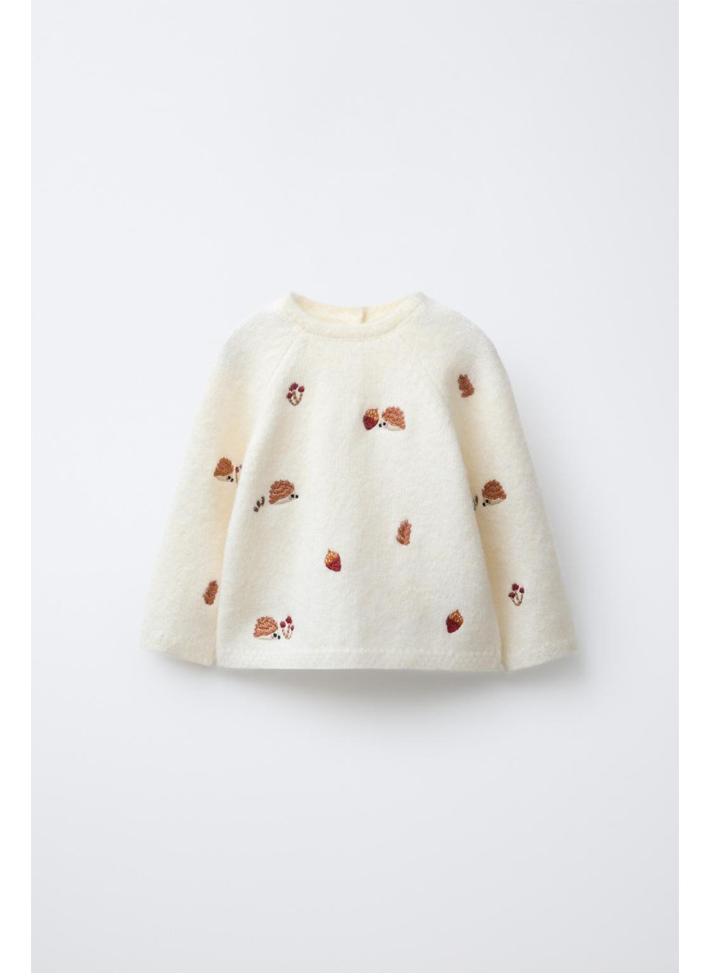 ВЯЗАНЫЙ ДЖЕМПЕР С ВЫШИТЫМИ ...