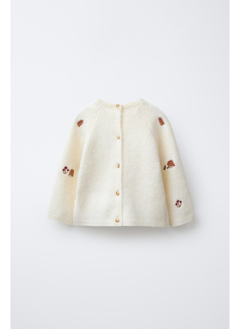 ВЯЗАНЫЙ ДЖЕМПЕР С ВЫШИТЫМИ ЕЖАМИ ВЯЗАНЫЙ ДЖЕМПЕР С ВЫШИТЫМИ ЕЖАМИ