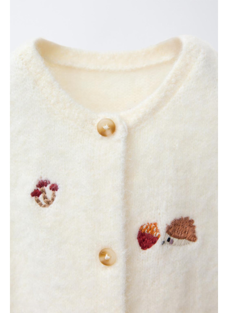 ТРИКОТАЖНЫЙ КОМБИНЕЗОН С ВЫШИВКОЙ «ЕЖИКИ» ТРИКОТАЖНЫЙ КОМБИНЕЗОН С ВЫШИВКОЙ «ЕЖИКИ»