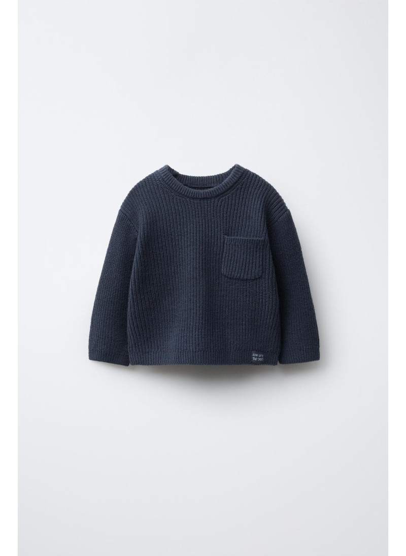 СВИТЕР ВЯЗАНЫЙ ЖЕМЧУЖНЫЙ КАРМАН СВИТЕР ВЯЗАНЫЙ ЖЕМЧУЖНЫЙ КАРМАН