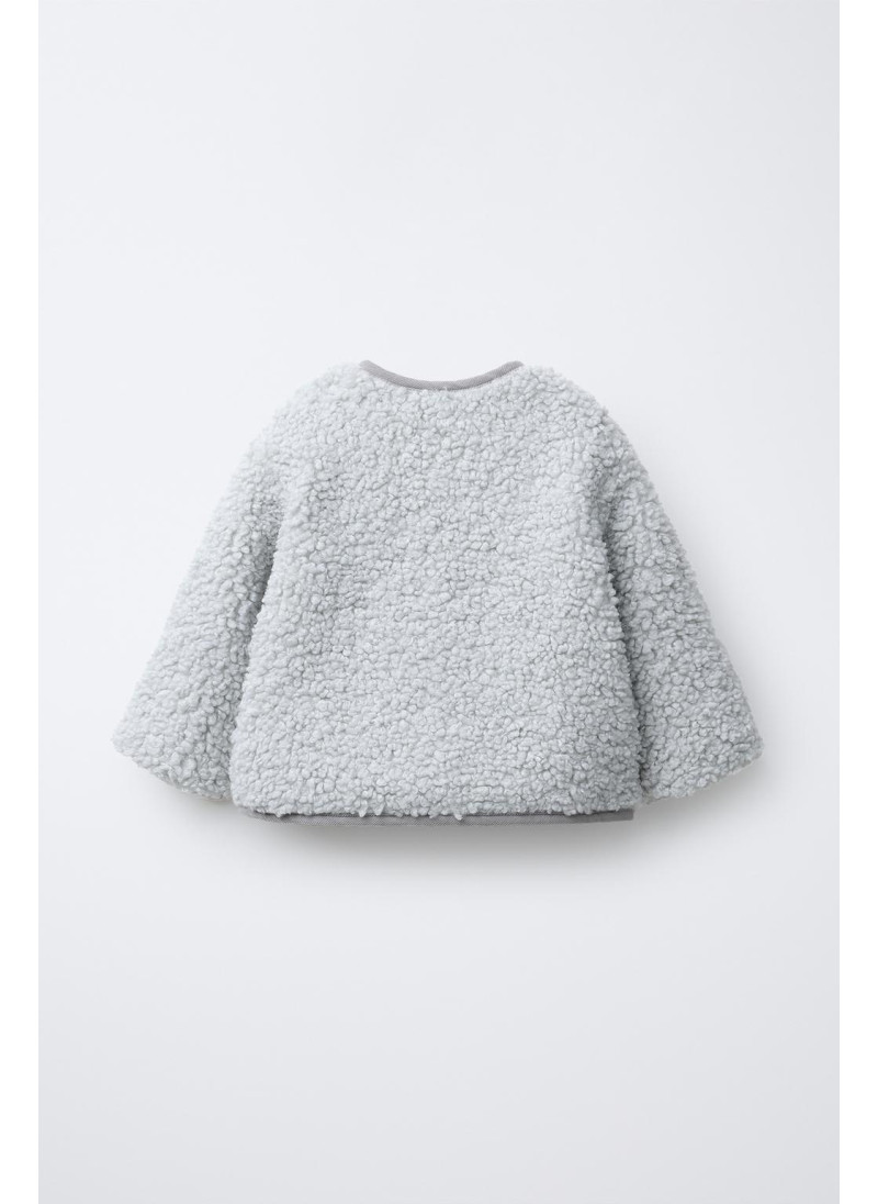 КУРТКА ИЗ ИСКУССТВЕННОЙ ОВЧИНЫ С ФЛИСОВОЙ ПОДКЛАДКОЙ КУРТКА ИЗ ИСКУССТВЕННОЙ ОВЧИНЫ С ФЛИСОВОЙ ПОДКЛАДКОЙ