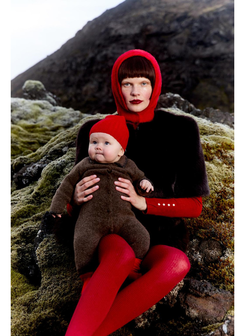 ВЯЗАНЫЙ КОМБИНЕЗОН С КОНТР�...