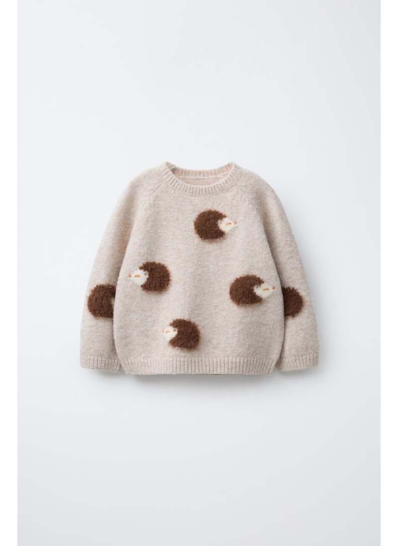 СВИТЕР С УЗОРОМ «ЕЖИКИ» СВИТЕР С УЗОРОМ «ЕЖИКИ»