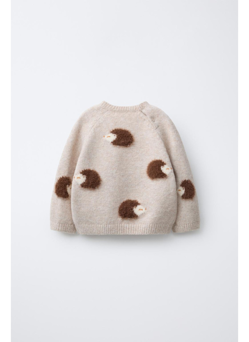 СВИТЕР С УЗОРОМ «ЕЖИКИ» СВИТЕР С УЗОРОМ «ЕЖИКИ»