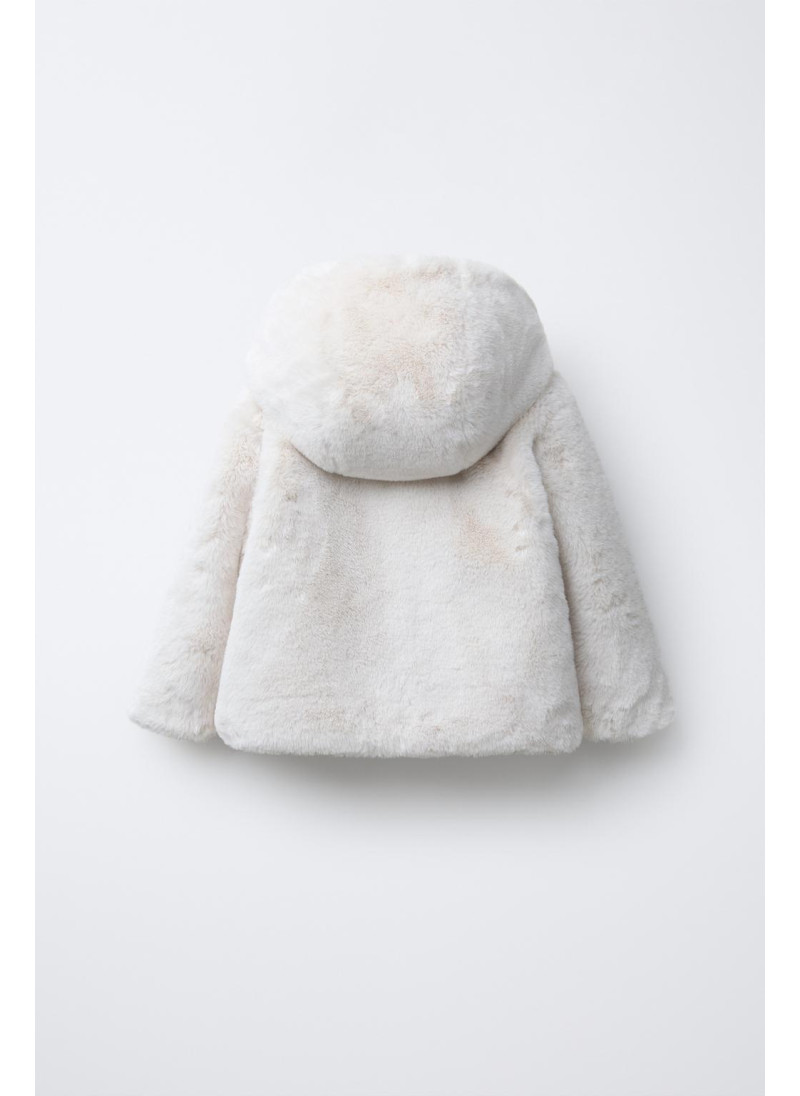 КУРТКА С КАПЮШОНОМ ИЗ ИСКУССТВЕННОГО МЕХА КУРТКА С КАПЮШОНОМ ИЗ ИСКУССТВЕННОГО МЕХА