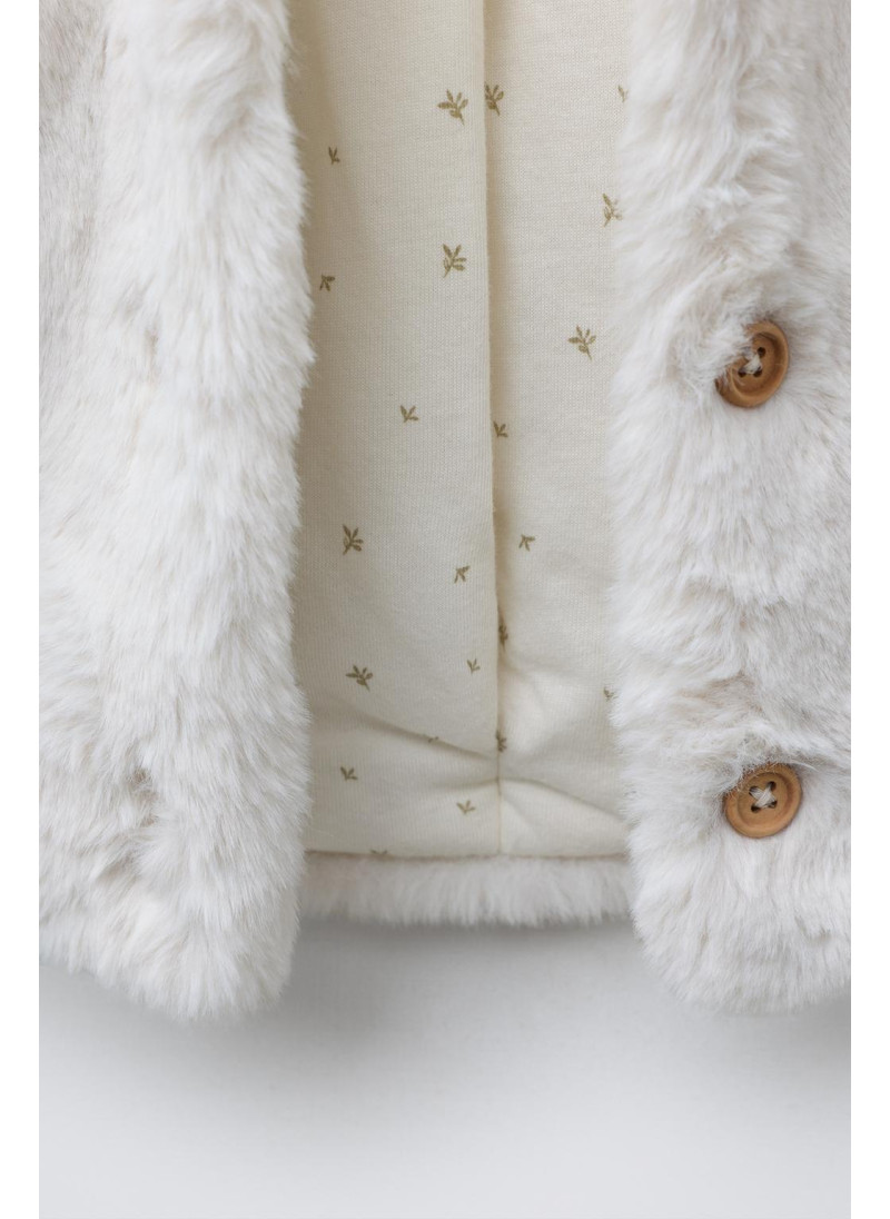 КУРТКА С КАПЮШОНОМ ИЗ ИСКУССТВЕННОГО МЕХА КУРТКА С КАПЮШОНОМ ИЗ ИСКУССТВЕННОГО МЕХА