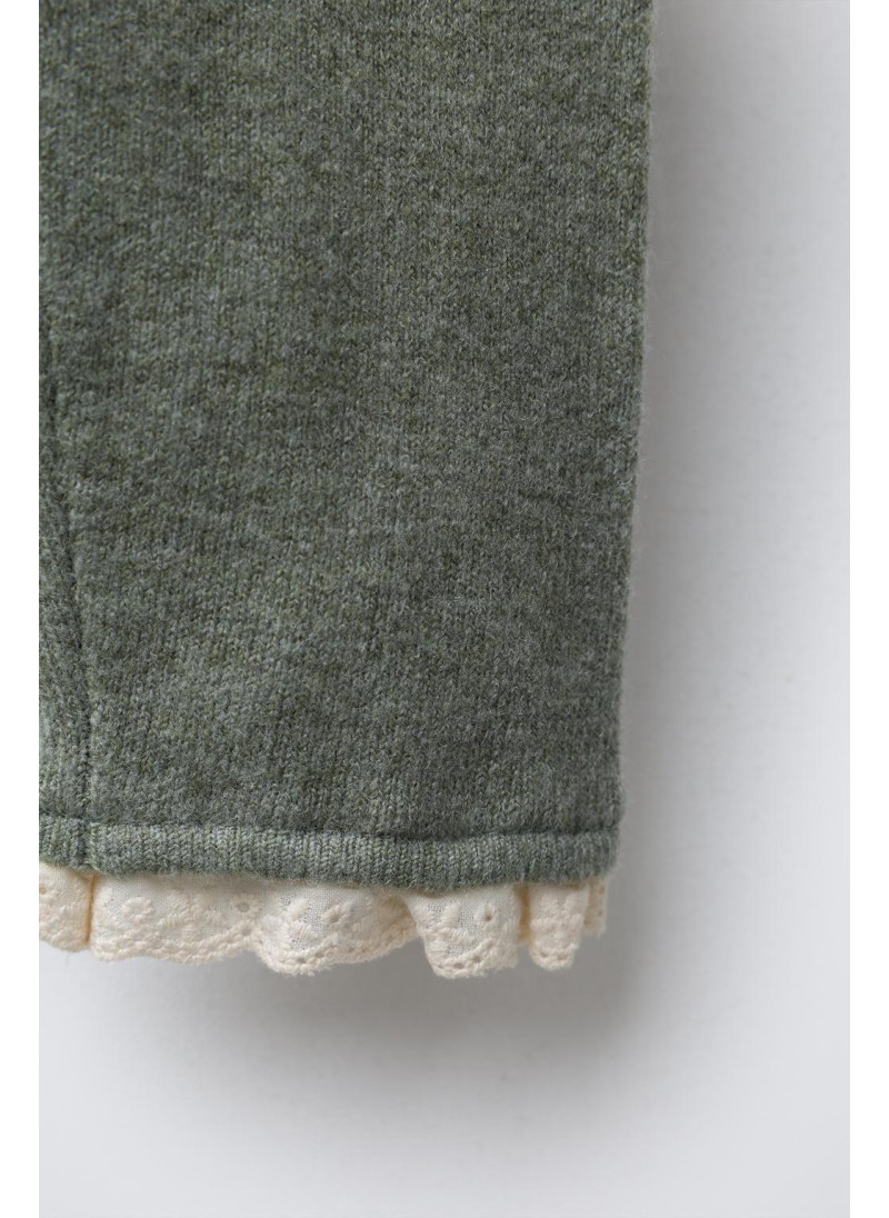 ТРИКОТАЖНЫЕ ЛЕГИНСЫ С КРУЖЕВОМ ТРИКОТАЖНЫЕ ЛЕГИНСЫ С КРУЖЕВОМ