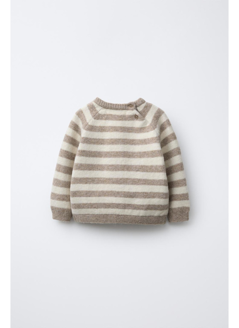 ВЯЗАНЫЙ СВИТЕР В ПОЛОСКУ ВЯЗАНЫЙ СВИТЕР В ПОЛОСКУ