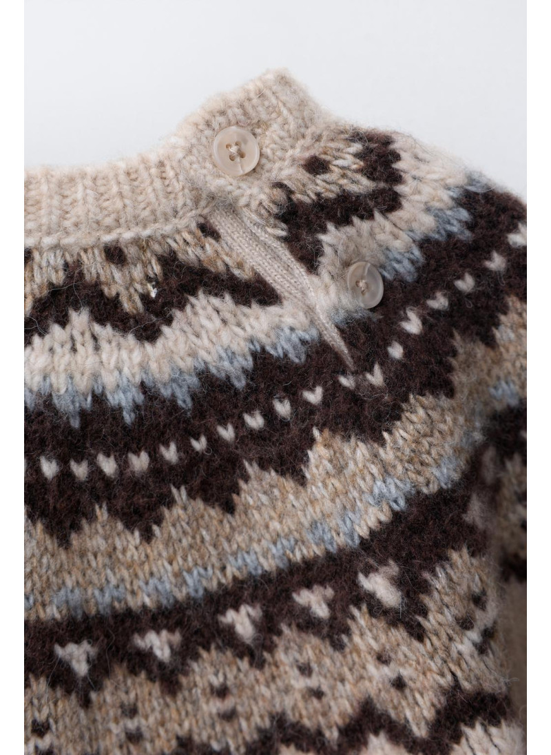 Джемпер с жаккардовым узором Джемпер с жаккардовым узором