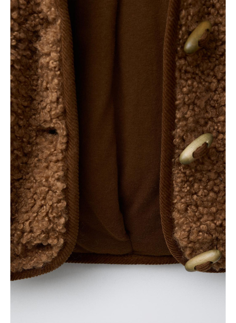 КУРТКА ИЗ ИСКУССТВЕННОЙ ОВЧИНЫ С НАВЕСНЫМИ ПЕТЛЯМИ КУРТКА ИЗ ИСКУССТВЕННОЙ ОВЧИНЫ С НАВЕСНЫМИ ПЕТЛЯМИ