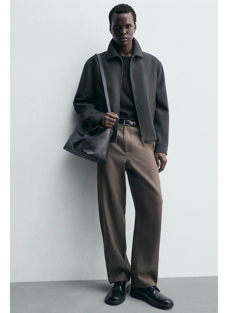 100% шерстяные брюки прямого кроя 100% шерстяные брюки прямого кроя