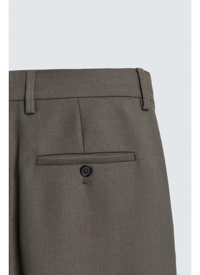 100% шерстяные брюки прямого кроя 100% шерстяные брюки прямого кроя