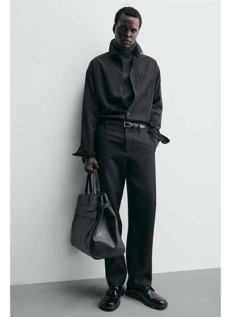 100% шерстяные брюки прямого кроя 100% шерстяные брюки прямого кроя