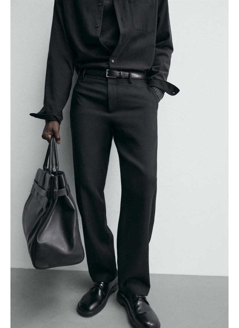 100% шерстяные брюки прямого кроя 100% шерстяные брюки прямого кроя