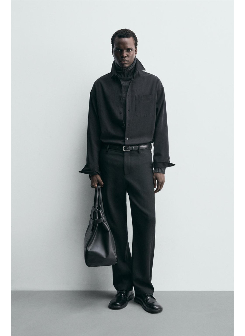 100% шерстяные брюки прямого кроя 100% шерстяные брюки прямого кроя