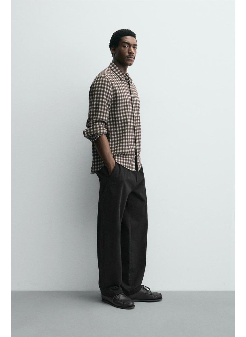 Рубашка в клетку с карманом Рубашка в клетку с карманом