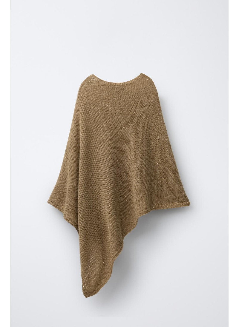 ТРИКОТАЖНАЯ НАКИДКА С ПАЙЕТКАМИ ТРИКОТАЖНАЯ НАКИДКА С ПАЙЕТКАМИ