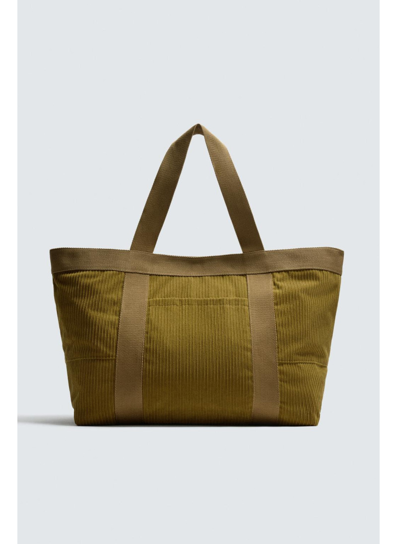 Сумка с эффектом вельвета