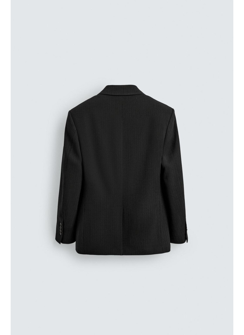 Пиджак limited edition в полоску с двубортной застежкой Пиджак limited edition в полоску с двубортной застежкой