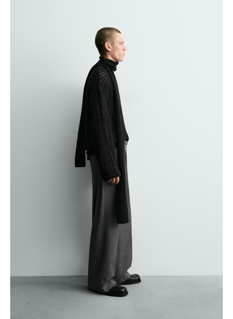 СВИТЕР С ОТКРЫТОЙ ВЯЗКОЙ СВИТЕР С ОТКРЫТОЙ ВЯЗКОЙ