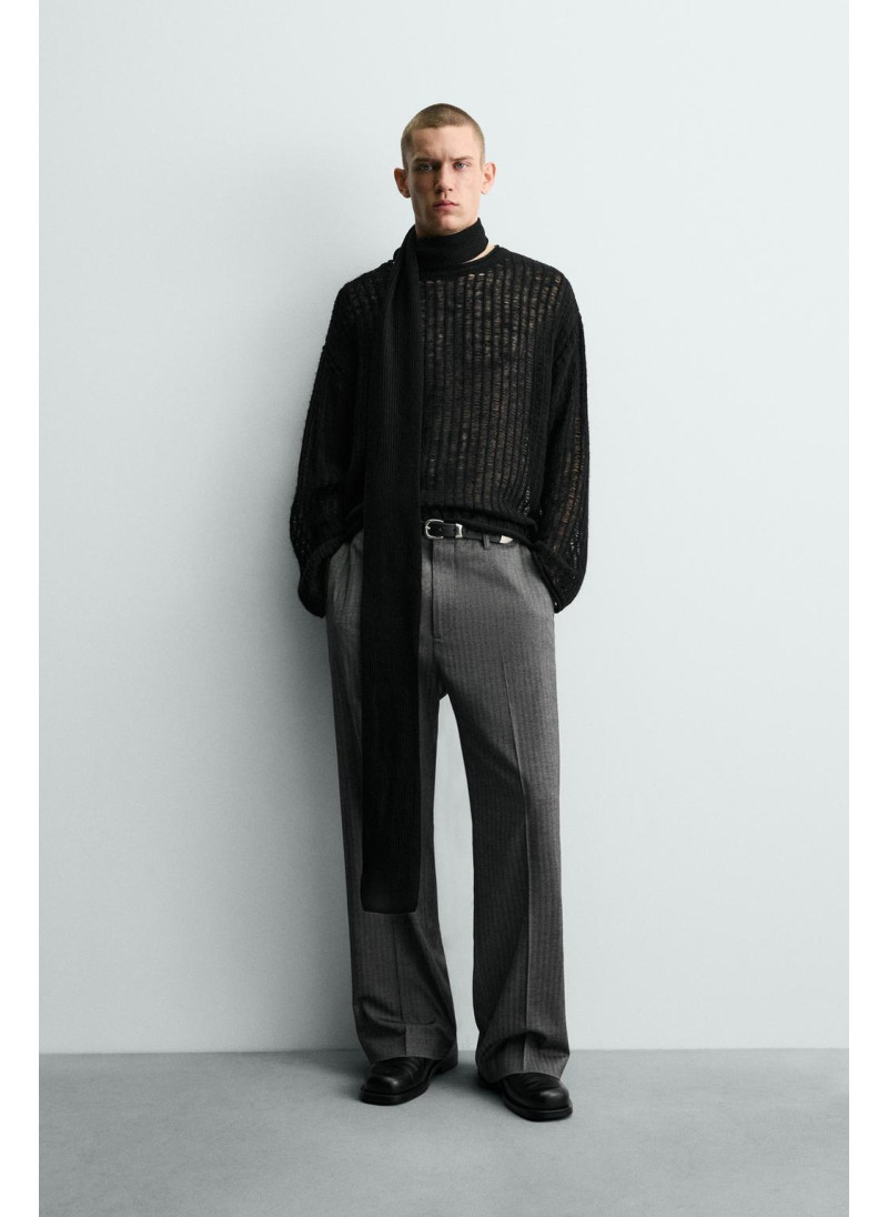 СВИТЕР С ОТКРЫТОЙ ВЯЗКОЙ