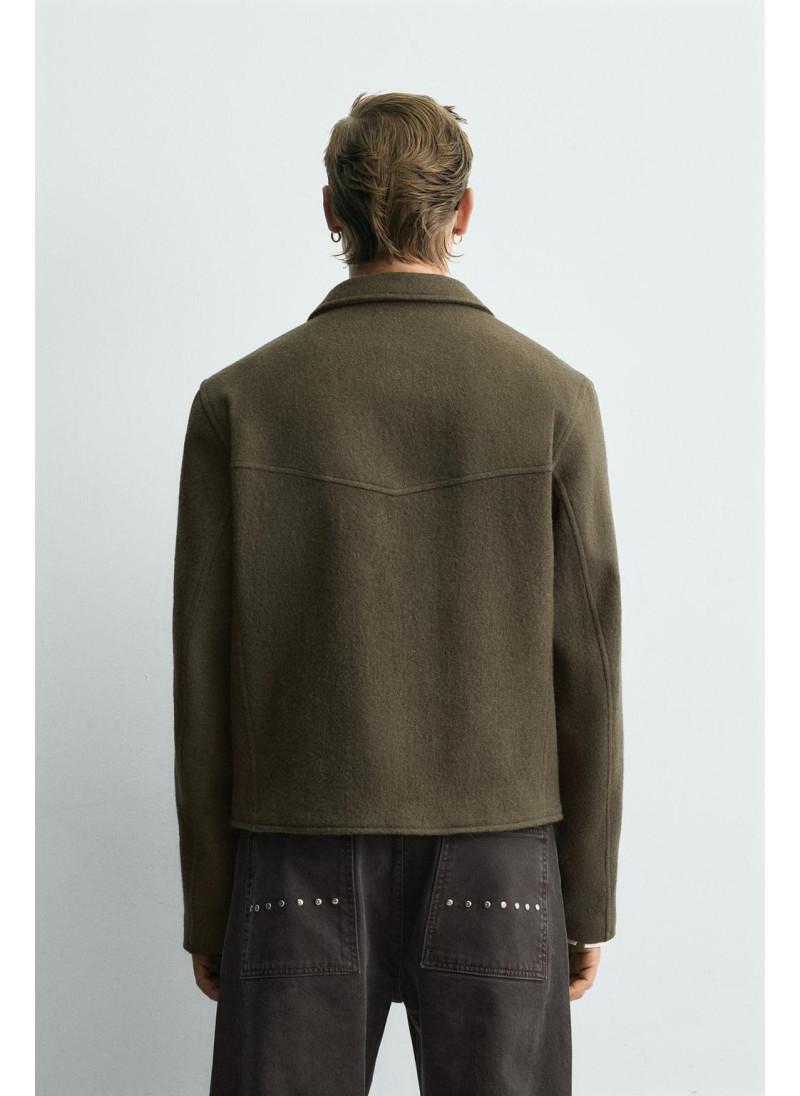 Эксклюзивная куртка с карманами из 100% шерсти limited edition Эксклюзивная куртка с карманами из 100% шерсти limited edition