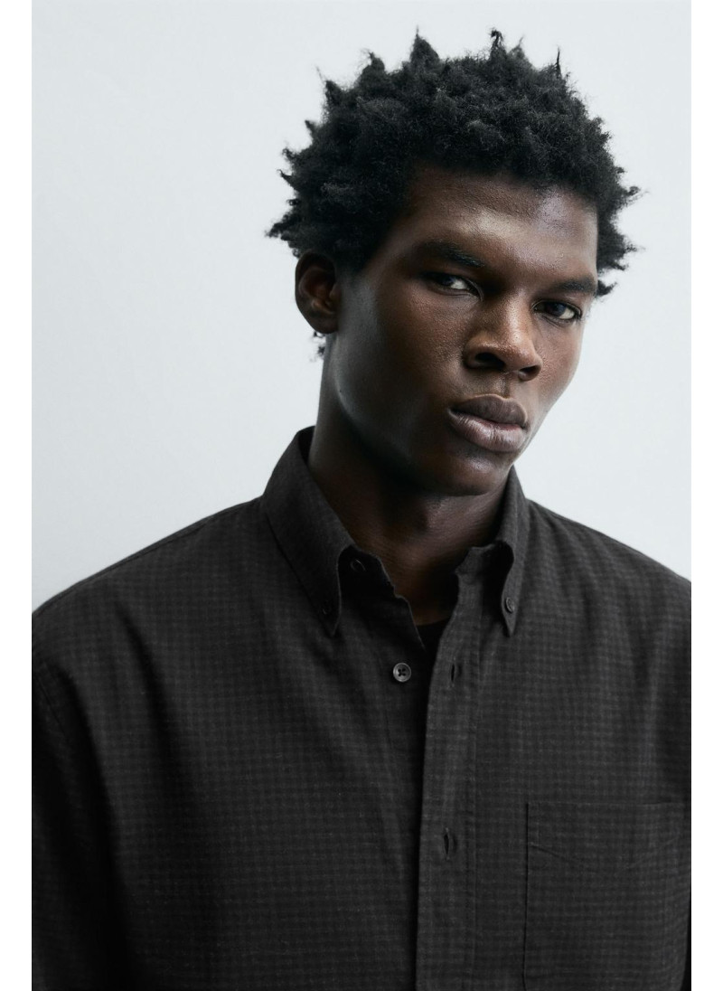 Рубашка в клетку свободного кроя limited edition Рубашка в клетку свободного кроя limited edition