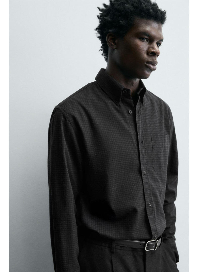 Рубашка в клетку свободного кроя limited edition Рубашка в клетку свободного кроя limited edition